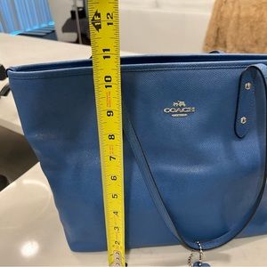 Coach Blue Tote Bag